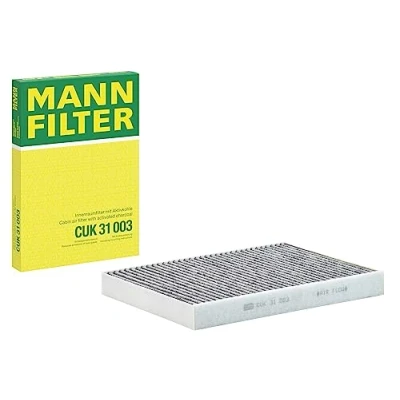 Abbildung von MANN FILTER CUK 31 003 Innenraumfilter Pollenfilter mit Aktivkohle Für PKW