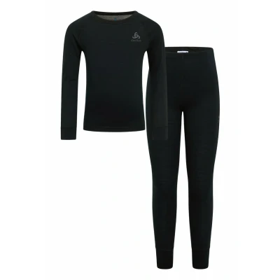 Abbildung von ODLO SET Langarmshirt für Kinder, Größe: 116, Black