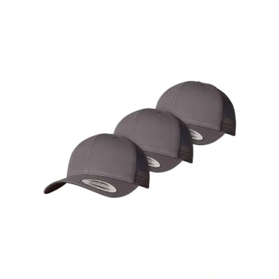 Abbildung von Flexfit 3PACK Cap, Größe: One Size, darkgrey