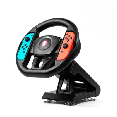 Abbildung von Numskull Nintendo Switch Joy Con Steering Wheel Table Attachment, Racing Accessory (Nintendo Switch)