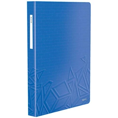 Abbildung von Leitz Urban Chic Sichtbuch in A4 Format, 80 Klarsichthüllen für 160 Blatt, Blau, 46520032