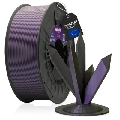 Abbildung von WINKLE PLA HD Interferenz Filament 1.75mm Achatviolett, 1kg Spule, 3D Drucker Kompatibel mit FDM Druckern, Druckmaterialien, Maßgenauigkeit +/ 0.05mm, Leicht zu Bedrucken