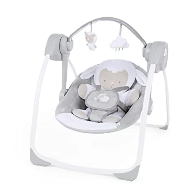 Abbildung von Ingenuity, tragbare Babyschaukel, Cuddle lamp mit Melodien, Zeit und Schaukeleinstellung