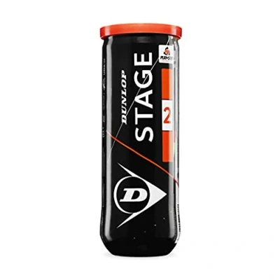 Abbildung von Dunlop Tennisball Stage 2 Orange für Kinder &amp; Einsteiger im Mittelfeld (1x3er Dose)