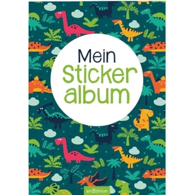 Abbildung von Mein Stickeralbum Dinos: Mit beschichteten Seiten für das einfache Ablösen und Neugestalten eurer Stickersammlung