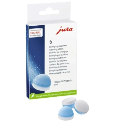 Abbildung von Jura 62715 2 Phasen Reinigungstabletten, Packung für 6 Reinigungen