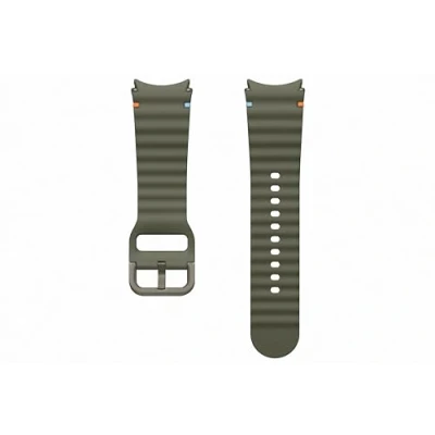 Abbildung von Samsung Sport Band (S/M) ET SNL30 für die Galaxy Watch7 Uhrenarmband, Armband, Original Zubehör, elastisch, langlebig, guter Sitz, Green