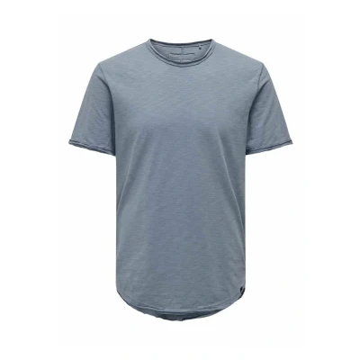Abbildung von Only &amp; Sons Onsbenne Longy TEE Tshirt basic, Herren, Größe: Small, Flint stone