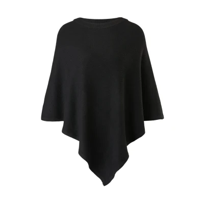 Abbildung von s.Oliver Poncho Cape, Damen, Größe: One Size, Black