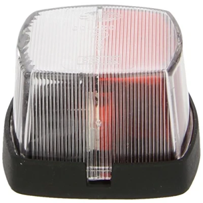 Abbildung von HELLA 2XS 005 639 002 Umrissleuchte Begrenzungsleuchte Anhänger Wohnwagen Halogen 6/12/24V Anbau ECE Lichtscheibenfarbe: klar/rot seitlicher Satz