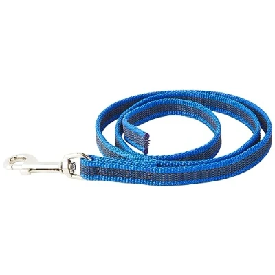 Abbildung von IDC Color &amp; Gray gumierte Leine, 14 mm x 1 m ohne Schlaufe, Blau Grau
