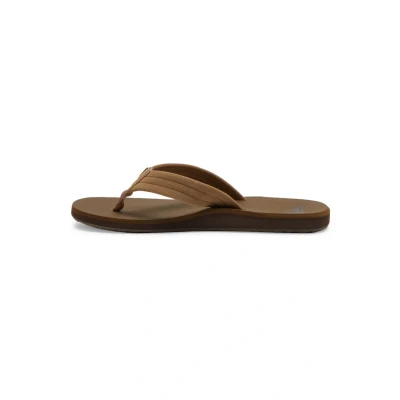 Abbildung von Quiksilver Carver CORE Zehentrenner tan, Herren, Größe: 44, Tan Veloursleder