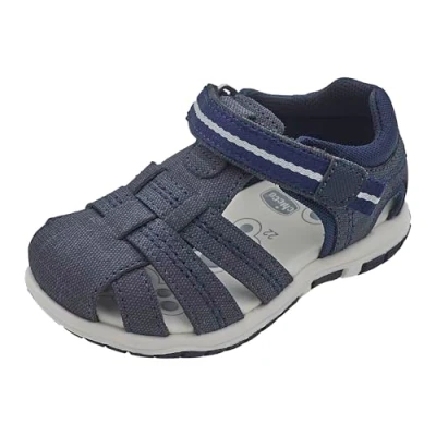 Abbildung von Chicco FLAX Riemensandalette für Kinder, Größe: 22, Blue Schuhe