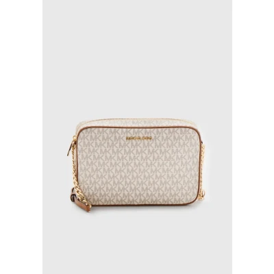Abbildung von Michael Kors JET SET Crossbody Umhängetasche, Damen, Größe: One Size, Vanilla