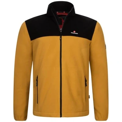 Abbildung von Höhenhorn Badus Herren Fleece Jacke Senf/Schwarz Gr. XXL