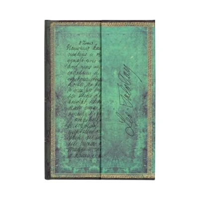 Abbildung von Paperblanks Tolstoy, Letter of Peace Mini Lined Wrap Closure 85 Gsm: Hardcover, Closure, gsm, ribbon marker, pouch (Embellished Manuscripts Collection)