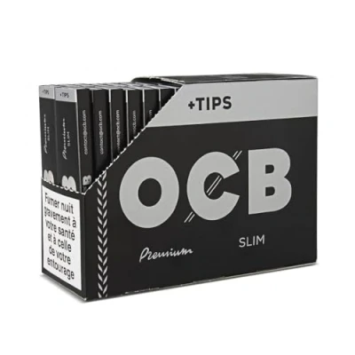Abbildung von OCB Zigarettenpapier Slim mit Filtertips, 32 Heftchen
