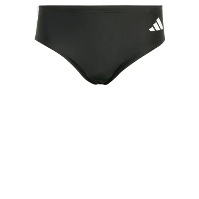 Abbildung von adidas Herren 3 Stripes Swim Trunks, Black/White, S M