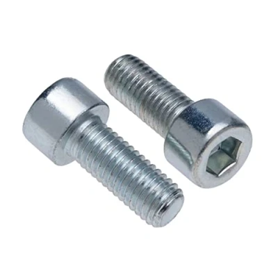Abbildung von Zylinderkopfschrauben M5 Strenght Sleel Class 8.8 (Packung mit 50) Verzinkte Sechskantschrauben Innensechskant Gewindebefestigung Zylindrisch Schwerlast zertifiziert Standard DIN912 (5mm x 10mm)