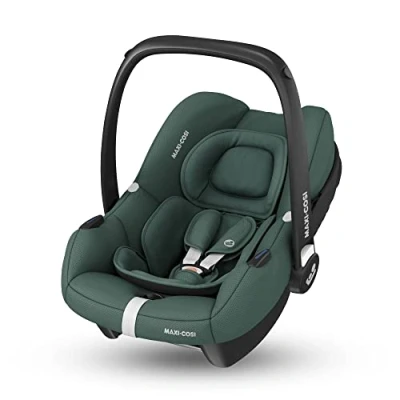 Abbildung von Maxi Cosi CabrioFix i Size, Siège Auto Bébé, 0 à 12 mois, kg max., ISOFIX Léger (3,2 kg), Grand Canopy, Ultra molletonné, Compatible avec les Poussettes Cosi, Essential Green