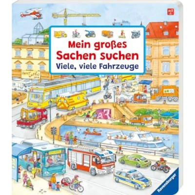 Abbildung von Mein großes Sachen suchen: Viele, viele Fahrzeuge