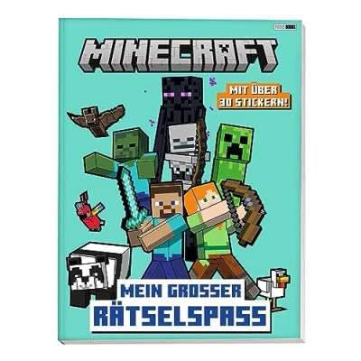 Abbildung von Minecraft: Mein großer Rätselspaß: Activitybuch mit über 30 Stickern!