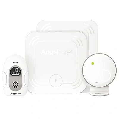 Abbildung von Angelcare SmartSensor Pro 2, 2 in 1 Überwachung: Audio + Bewegung mit Wireless Sensormatten, Raumtemperaturanzeige