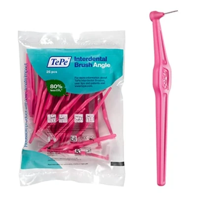 Abbildung von TEPE Interdentalbürsten Angle 0,4 mm,Rosa, 25 stück