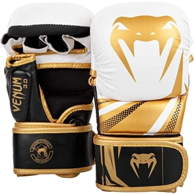 Abbildung von Venum, Challenger 3.0 Sparring Handschuhe, Unisex Erwachsene, L/XL, Weiß/Schwarz/Gold