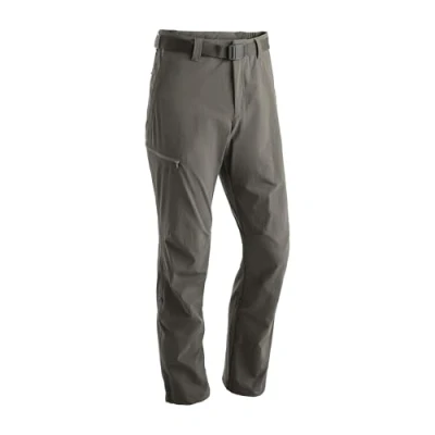 Abbildung von Maier Sports Nil, Herren Wanderhose, Wasserabweisende Outdoorhose für Trekking und Hiking, PFC frei, mSTRETCH pro 4 &amp; Dryprotec, Rollup Funktion, Braun, 48 (W33/L32)
