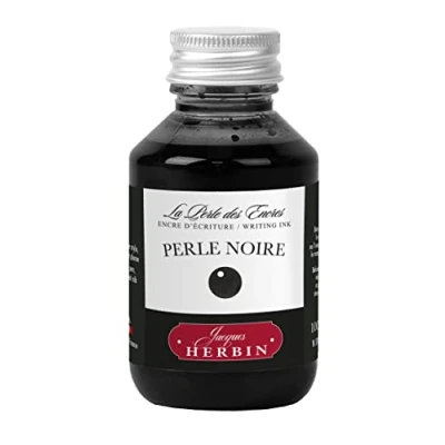 Abbildung von J. Herbin Fountain Pen Ink 100Ml Perle Noire by