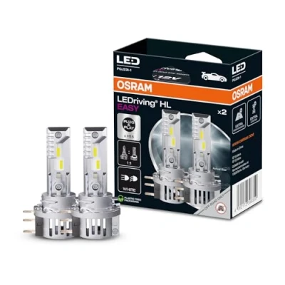 Abbildung von OSRAM LEDriving HL EASY H15 LED Lampen, Fernlicht, Abblendlicht Kaltweiß, 6500 K, kein Zubehör erforderlich, nur Offroad Einsatz, ECE, 2 Lampen