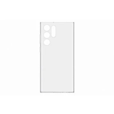 Abbildung von Samsung Clear Cover Smartphone EF QS908 für Galaxy S22 Ultra, Handy Hülle, extra dünn und griffig, Schutz Case, Transparent