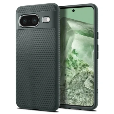 Abbildung von Spigen Liquid Air Hülle Kompatibel mit Google Pixel 8 Abyss Green