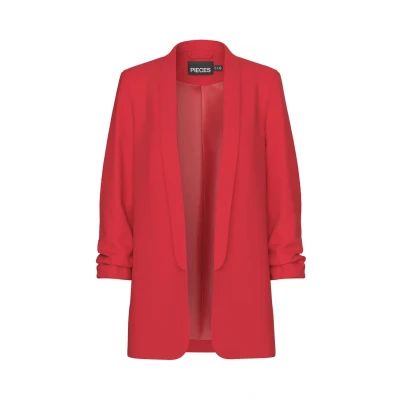 Abbildung von Pieces Pcbosella Blazer, Damen, Größe: Small, High risk red
