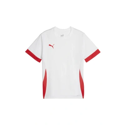 Abbildung von Puma Teamgoal Matchday Sport Tshirt für Kinder, Größe: 116, Weissrotrot