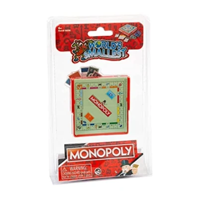 Abbildung von Super Impulse 361224 Worlds Smallest Monopoly Brettspiel der Welt als Mini Version, ab 8 Jahre