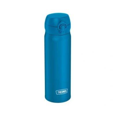 Abbildung von Thermos ULTRALIGHT BOTTLE 0,50 l, azure water mat, Thermosflasche aus Edelstahl, 10 heiß / 20 h kalt, absolut dicht für Wasser, Tee, stille Getränke