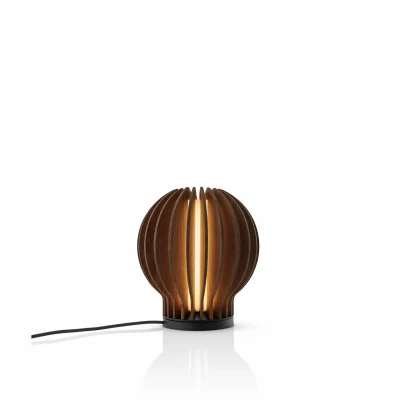 Abbildung von EVA Solo LED Akku Tischlampe Radiant, Holz dunkel, 14cm, USB
