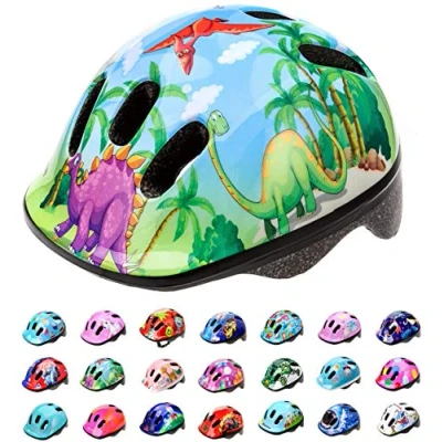 Abbildung von meteor® kinderfahrradhelm Sicherer Fahrradhelm Kinder Helm rollerhelm mädchen für Mountainbike Inliner skaterhelm BMX fahradhelm Scooter Jungen Bike Helmet