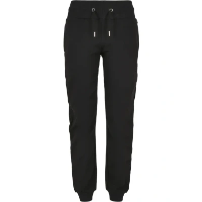 Abbildung von Urban Classics Ladies Organic HIGH Waist Sweat Pants Jogginghose, Damen, Größe: XL, Schwarz