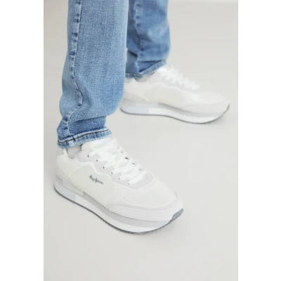 Abbildung von Pepe Jeans Rusper Shine Sneaker low, Damen, Größe: 41, White Schuhe