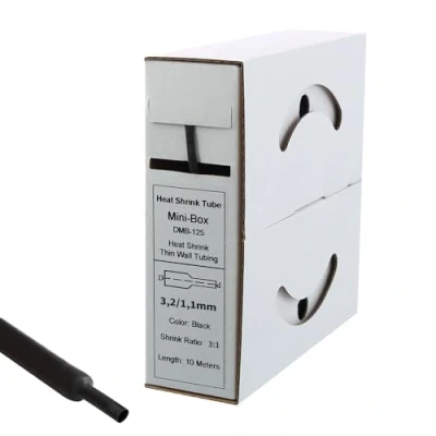 Abbildung von Offgridtec 10m Schrumpfschlauch mit Kleber 3mm&gt;1mm schwarz Ratio 3:1