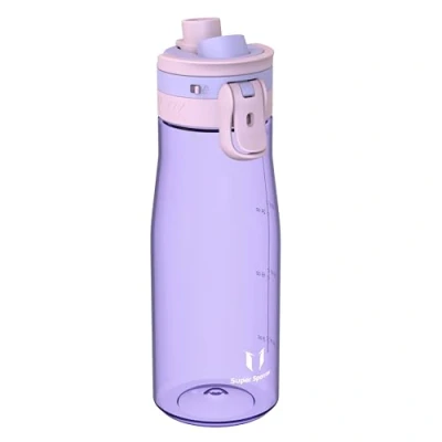 Abbildung von Super Sparrow Trinkflasche 1L Tritan Wasserflasche BPA frei Ideale Sportflasche Ein Klick Schnellfluss TouchGulp Trinkflaschen Leicht, Nachhaltig