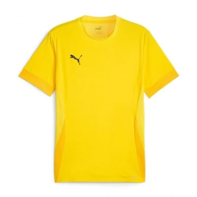 Abbildung von puma Unisex Teamgoal Matchday Jr Fußballtrikot, Faster Yellow Black Sport Yellow, 140 EU