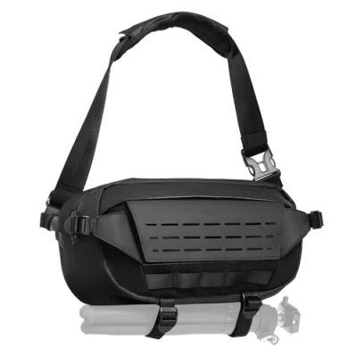 Abbildung von ULANZI Kamera Schultertasche, wasserdichte Kameratasche mit Stativhalterung, DSLR/SLR/spiegellose Kamerataschen Crossbody für Fotografen Schwarz, 9 l Fassungsvermögen