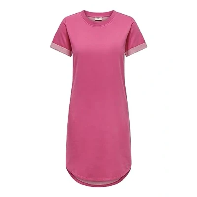 Abbildung von JdY Damen Jdyivy S/S Dress JRS Noos Kleid, Ibis Rose, L EU
