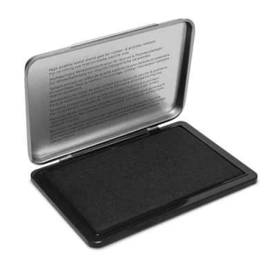 Abbildung von Imprint Handstempelkissen 9073M für den täglichen Bedarf zu Hause und im Büro 1 Stempelkissen schwarz, robuster Metalldeckel, wasserbasierte Tinte, Größe 12,5x8 cm, optimal Handstempel geeignet