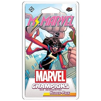 Abbildung von Fantasy Flight Games, Marvel Champions: LCG Ms. Marvel, Helden Erweiterung, Expertenspiel, Kartenspiel, 1 4 Spieler, Ab 14+ Jahren, 60+ Minuten, Deutsch, Mehrfarbig, Bunt