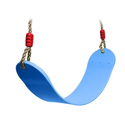 Abbildung von Extsud Elastischer Kinderschaukel Farbe Eva weichen Bord U Schaukel Brettschaukel Schaukelsitz Schaukelbrett belastbar bis ca. 150Kg Spielplatz im Freien (Eva Blau)
